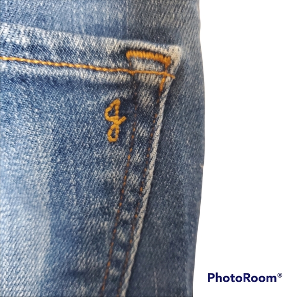 Joie jeans mid rise rolled skinny Hana size 26 medium wash - Picture 8 of 8